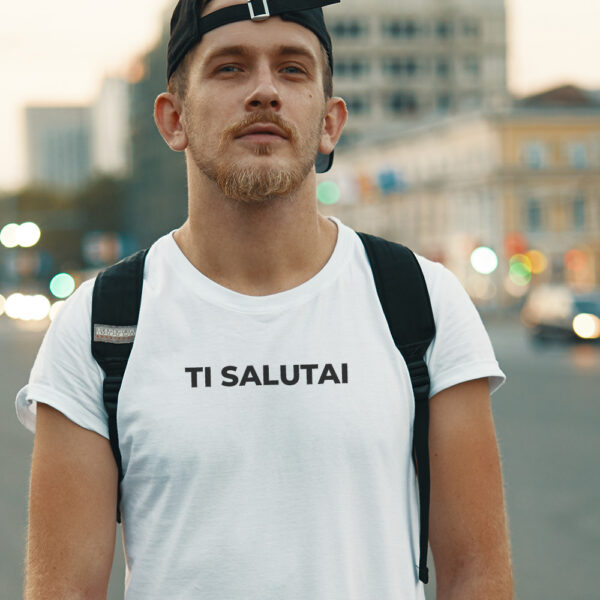 T-shirt 'Ti Salutai'