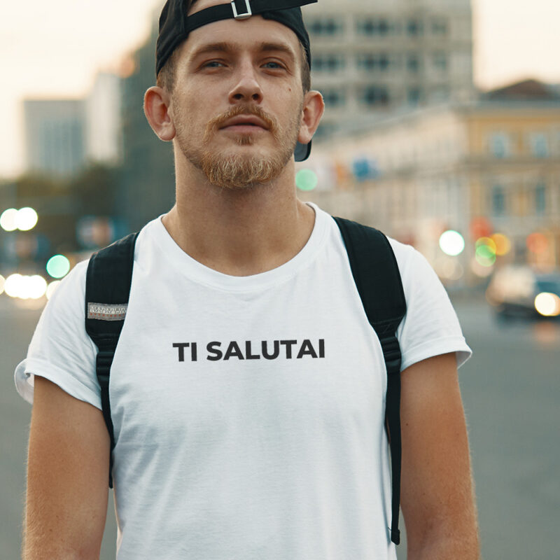 T-shirt 'Ti Salutai'
